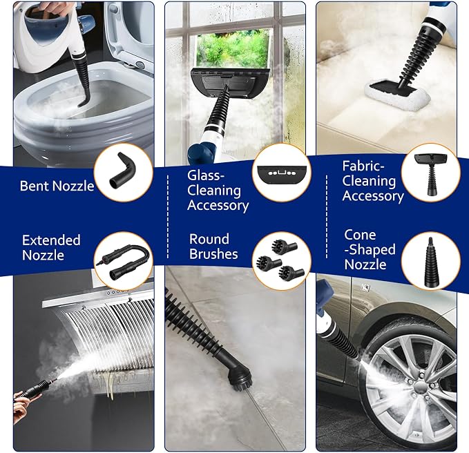 Pressurized Handheld Multi-Surface Natural Steam Cleaner - Image 5