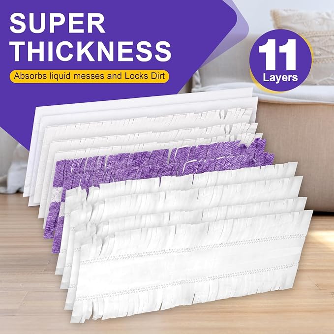 Power Mop Pads Compatible with PowerMop, Disposable Mopping Pad Refills - Image 3