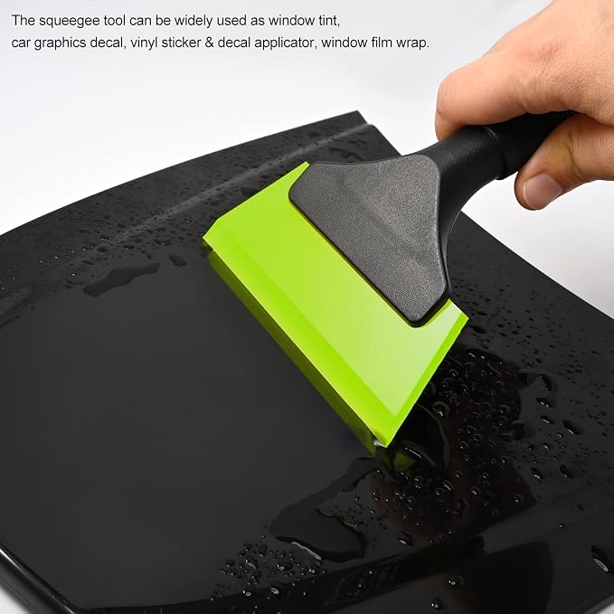 EHDIS Small Squeegee 5 inch Rubber Window Tint Windshield Scraper - Image 3