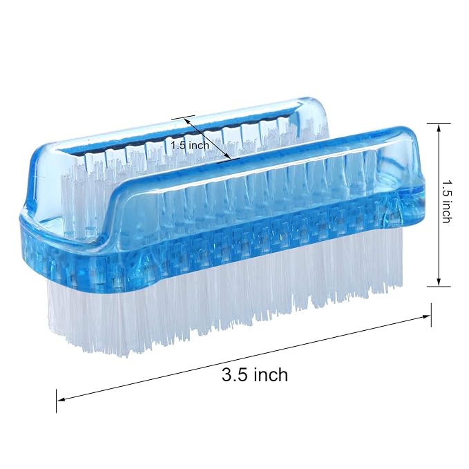 BTYMS 6 Pcs Nail Brush for Cleaning Dual-sided Fingernail Scrub Cleaning - Image 3