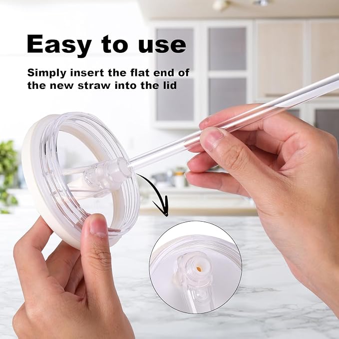 Metal Straw Replacement for Stanley Quencher ProTour Flip Tumbler 30oz - Image 4