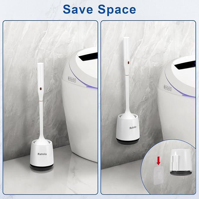 Electric Toilet Brush, Silicone Toilet Brush, Toilet Brush, Toilet Bowl Brush - Image 3