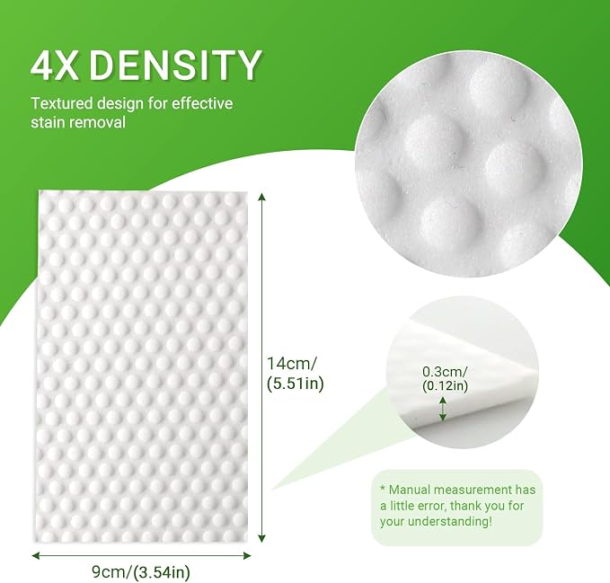 Magic Sponge Eraser Sheets- Garvonti 60 Pack Melamine Foam Sheet in Bulk - Image 2