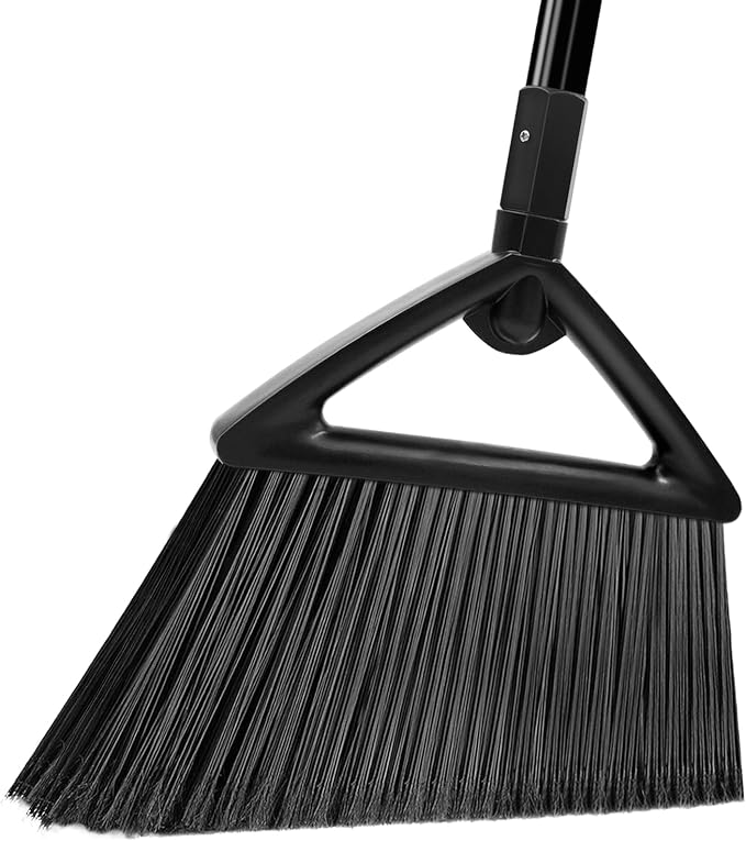 Outdoor Angle Broom Indoor, Upgraded Heavy Duty Commercial Brooms, Restaurant by PUTNATRUE