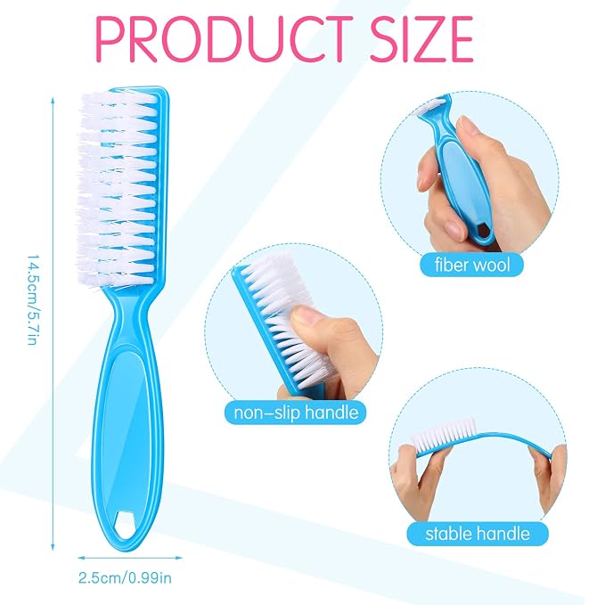 Patelai 15 Pieces Nail Brush Handle Grip - Image 2