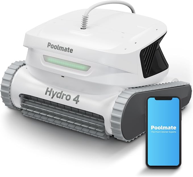 Poolmate Hydro 4 Corded Robotic Pool Cleaner, Pool Vacuum by Poolmate