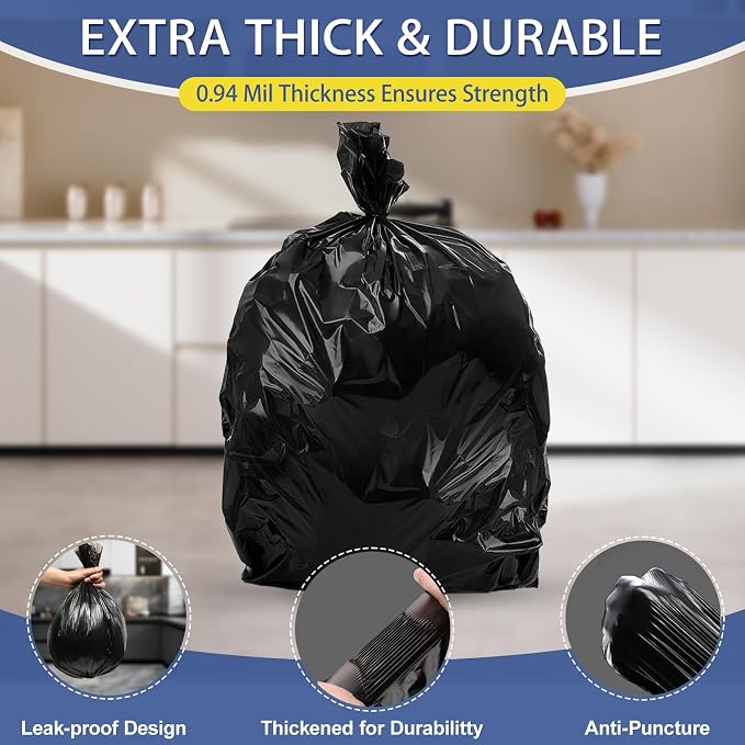 8 Gallon Trash Bags Heavy Duty - Image 4