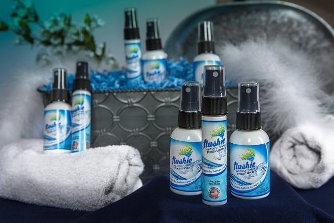 Flushie Pre-Toilet Spray for Poop Travel Size Toiletries Bathroom Spray for - Image 4
