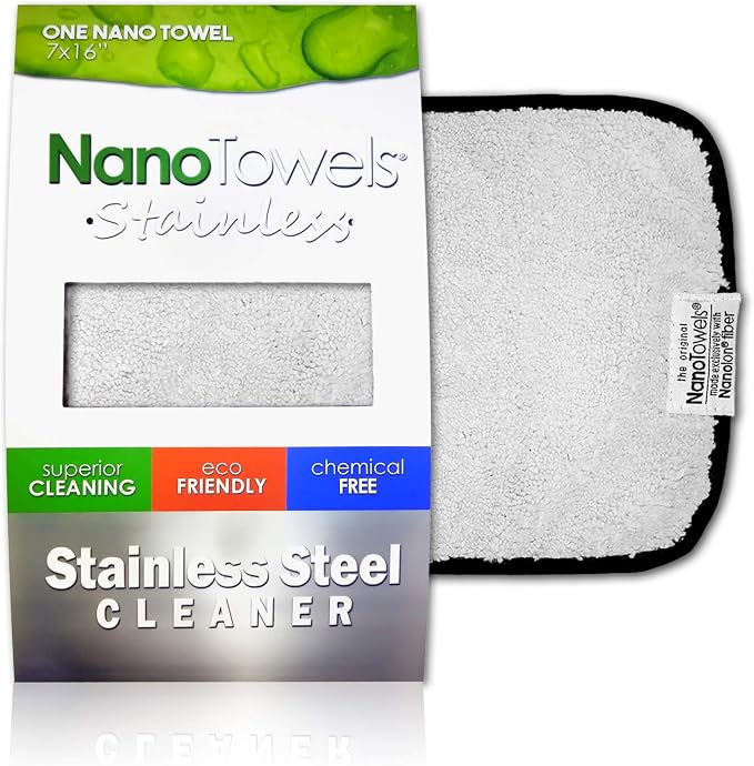 Stainless Steel Cleaner | The Amazing Chemical Free Stainless Steel Cleaning by Nano+Towels