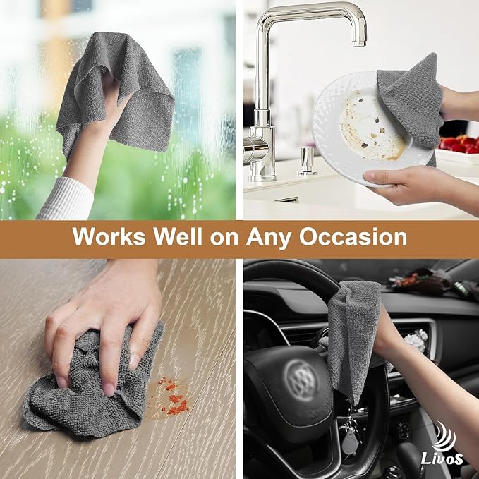LIVOS Microfiber Cleaning Cloth Roll - Image 7