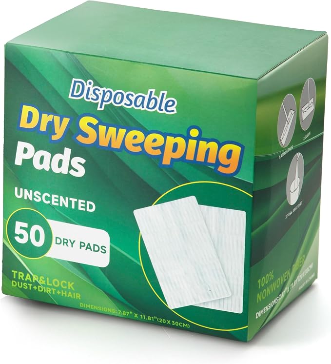 Dry Sweeping Cloths Disposable Mop Refills Floor Dust Refills Mop Pad - Image 9