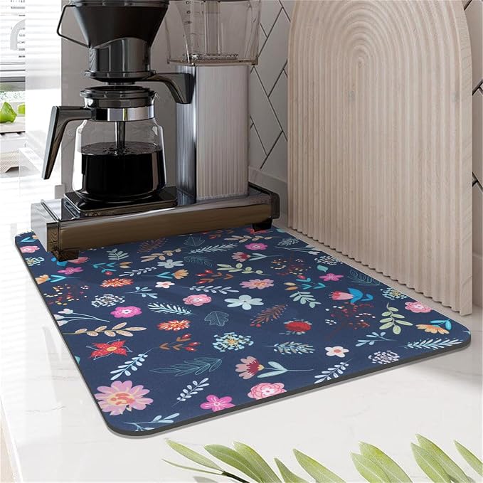 LOKHOM Dish Drying Mat for Kitchen Counter, Coffee Pot, Dining Room Decoration - Image 7