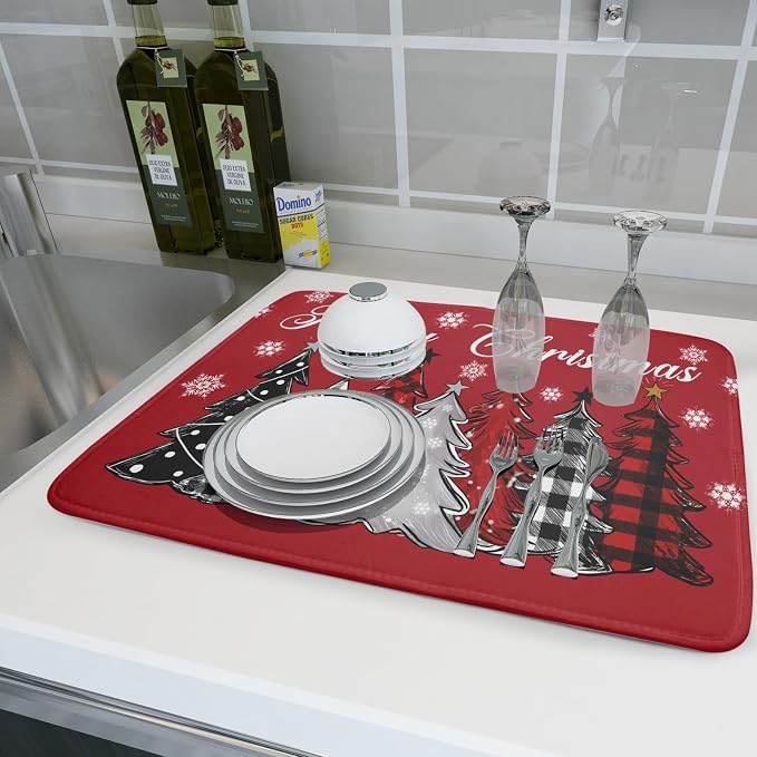 Merry Christmas Dish Drying Mats - Image 5