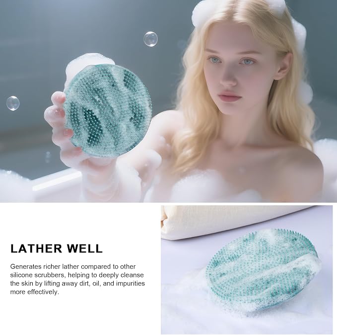 INNERNEED Food Grade Silicone Body Scrubber Gentle Exfoliating Brush - Image 5