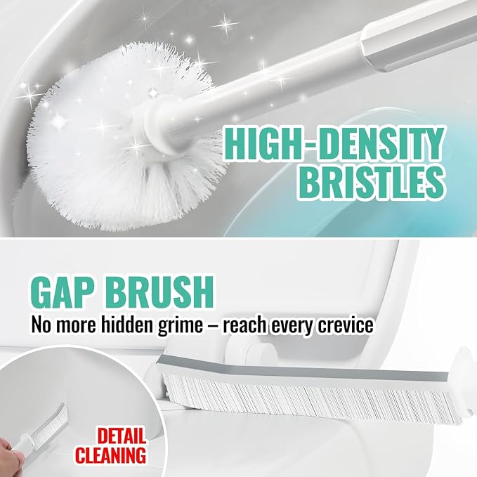 3PACK 4 in 1 Toilet Brush and Plunger Set - Image 7