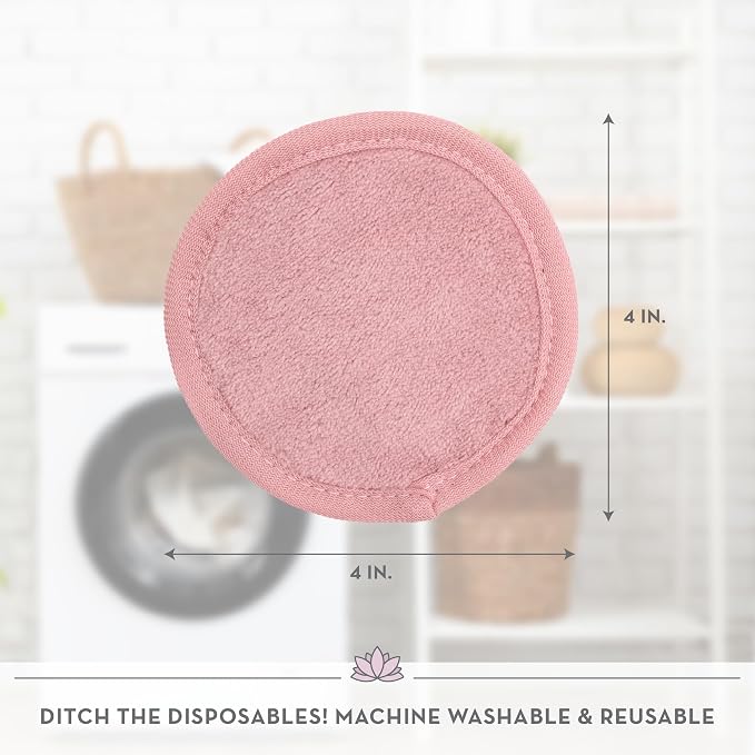 S&T INC. Makeup Remover Wipes for Skin Care, Reusable Makeup Wipes - Image 6