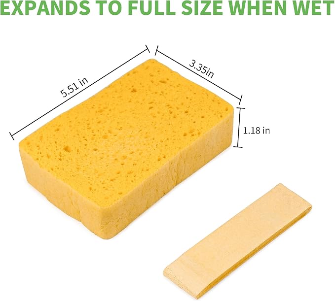 10 Count Compostable Thicker Pop-Up Sponges - Image 2