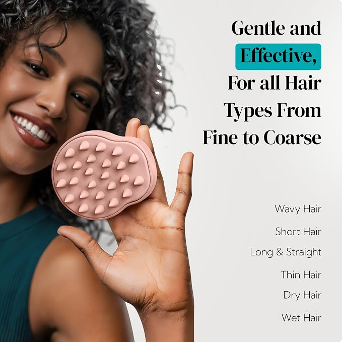 HEETA Scalp Massager 2 Pack for Hair Growth, Soft Silicone Bristles to Remove - Image 8