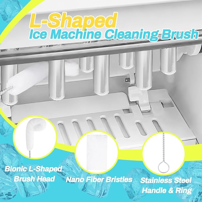 Potanro Ice Machine Cleaner Brush Sets, Gap Crevice Cleaning Brushes Tools - Image 2