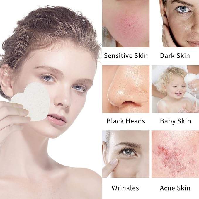 100-Count Compressed Facial Sponges - Image 3