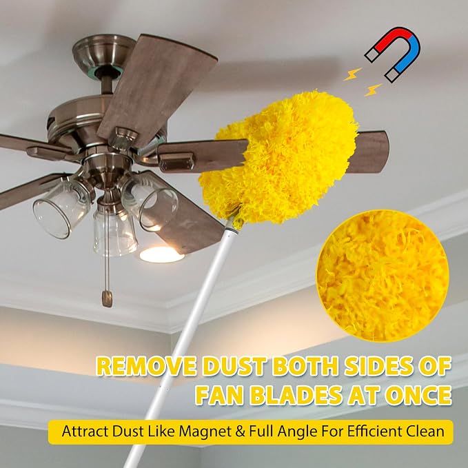 Ceiling Fan Cleaner Duster High Ceiling Extended Fan Blade Cleaner from 13 to - Image 2