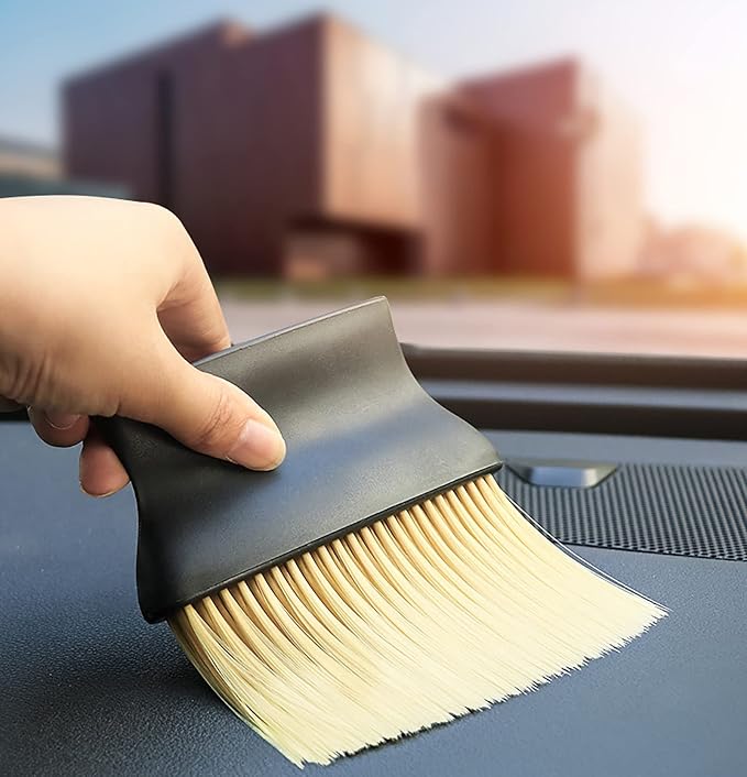 Auto Interior Dust Brush, Car Cleaning Brushes Duster, Soft Bristles Detailing - Image 5