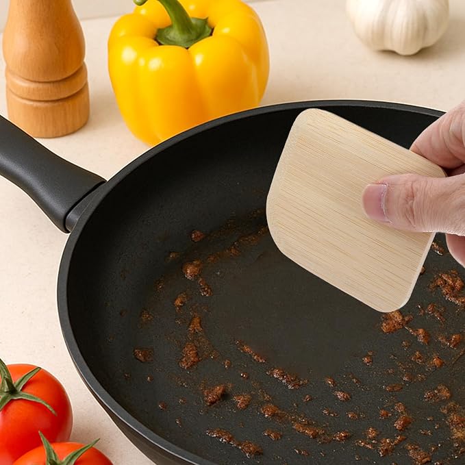 3pcs Bamboo Pot Scraper Tool Food Scraper - Image 6