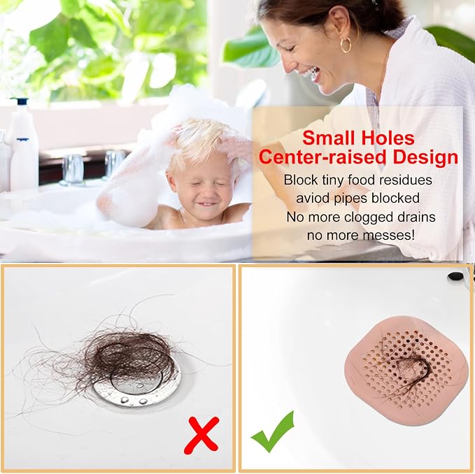 Hair Drain Catcher, Square Drain Cover - Image 2