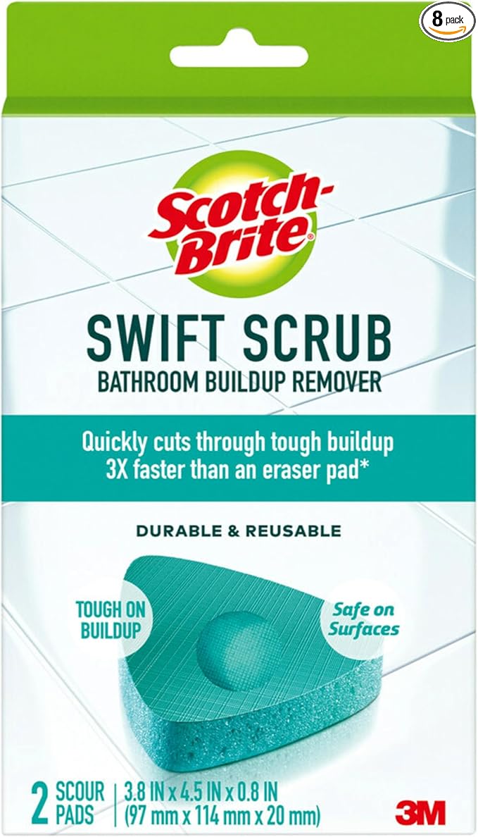 Scotch-Brite Swift Scrub Bath Cleaner Scrubbers, Soap Scum Remover by Scotch-Brite