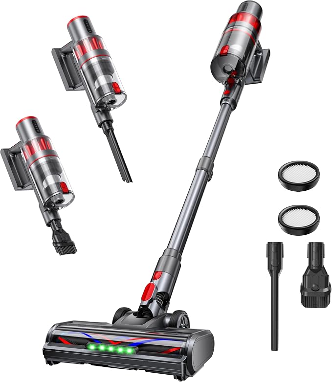 Cordless Vacuum Cleaner, 600W/50KPA, Stick Vacuum by Unknown
