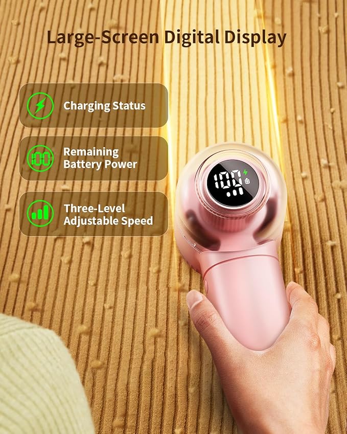Fabric Shaver,    Rechargeable Lint Remover - Image 4