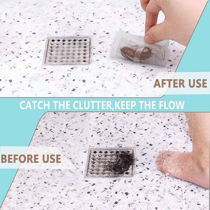 Shower Drain Hair Catcher 4 Inch, Shower Drain Cover - Image 3
