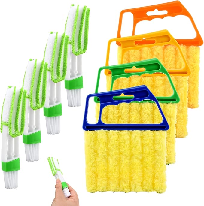5Pcs Blind Cleaner Duster Tool Window Blind Cleaner, 7 Fingers Dusting Cleaners - Image 8
