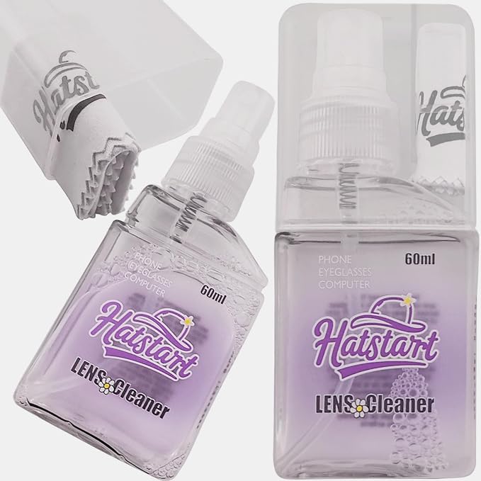 Phone Touch Screen Cleaner Mist Spray and Wipe, Hatstart Pristine Eyeglass by Hatstart