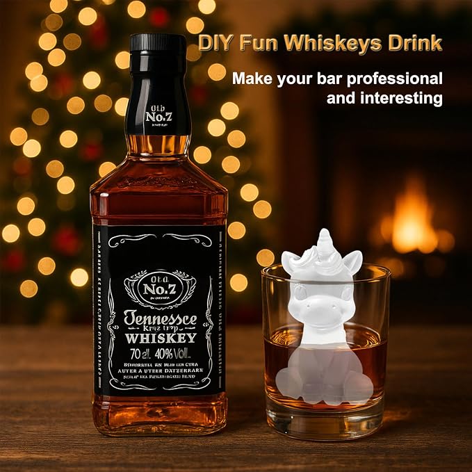 3D Unicorn Ice Cube Silicone Molds Tray - Image 2