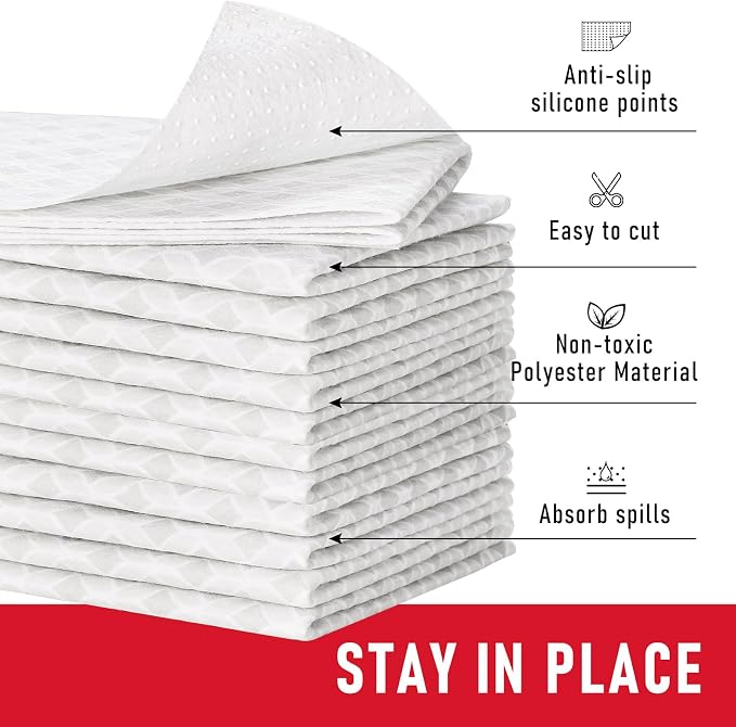 Cooyes 12 Pack Large Refrigerator Liners 17.7" x 36", Absorbent Strong Grip - Image 7