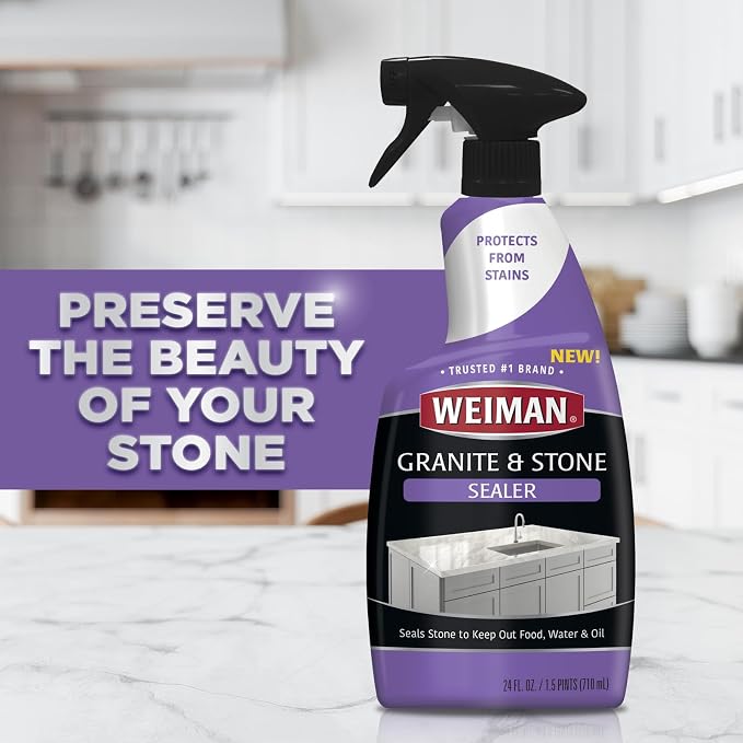 Weiman Disinfecting Granite & Stone Daily Cleaner and Sealer Kit - Image 8