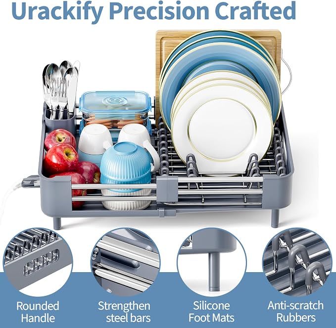 Dish Racks for Kitchen Counter, Dish Drying Rack - Image 5