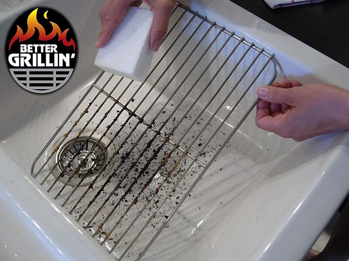 Better Grillin Scrubbin Stone Grill Cleaner Handle-Protect Hands & Nails When - Image 7