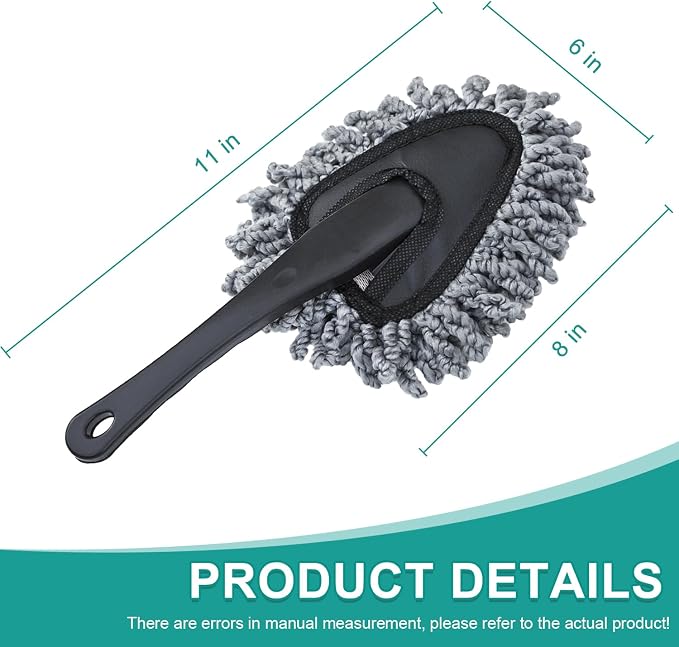 2 Pcs Super Soft Microfiber Duster Brush, Car Dash Cleaner, Cleaning Brush - Image 2