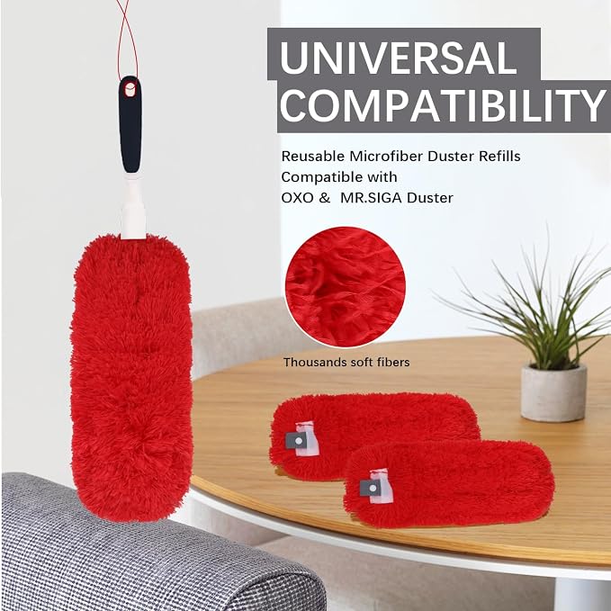 Reusable Microfiber Duster Refills Compatible - Image 7