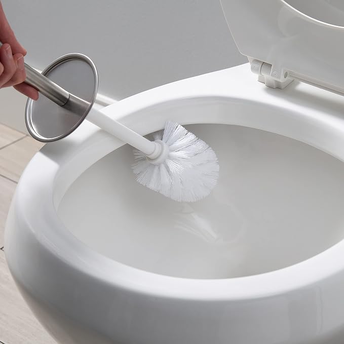 Bath Bliss Stainless Steel Toilet Brush Holder - Image 5