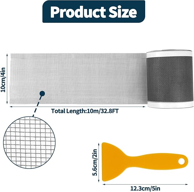 4 Inch x 33 FT Disposable Shower Drain Screen Self-Adhesive Stickers, - Image 2