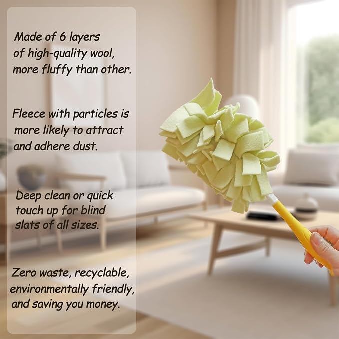 6 Layer Fleece Duster Refills for Swiffer Hand Duster, Zero Waste, Reusable and - Image 5