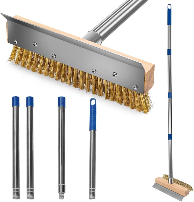 Pizza Oven Brush, Brass Wire Brushes by GHWMYD