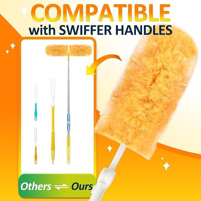 Multi Surface Duster Refills, 360-Degree Heavy Duty, Compatible - Image 3