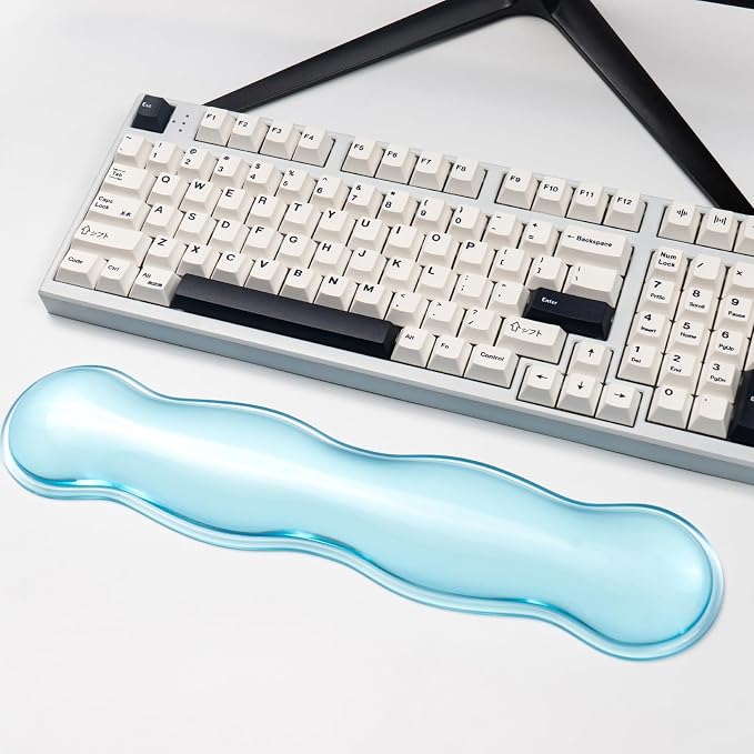 Clear Gel Keyboard Wrist Rest, Cute Ergonomic Wrist Rest by Sumgsn