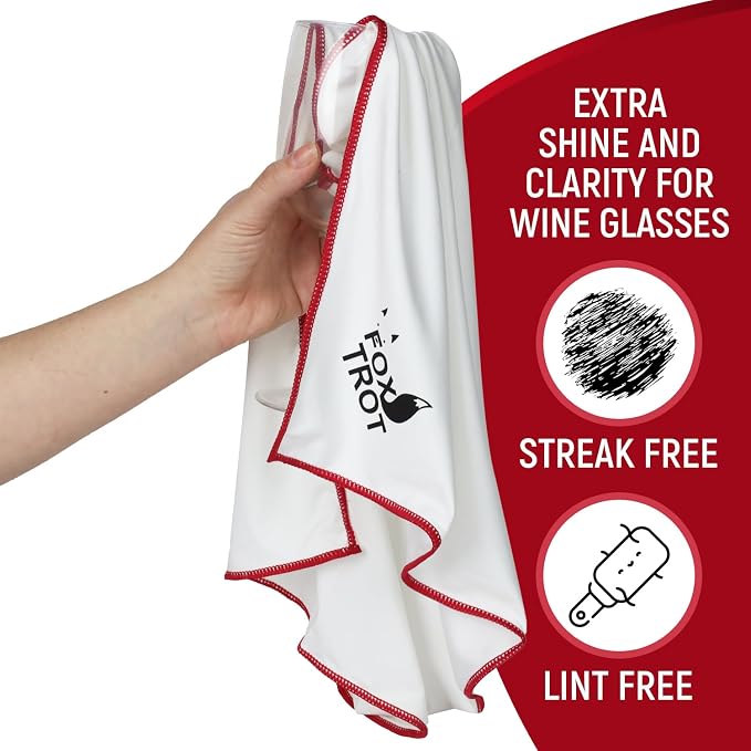 Fox Trot Large Microfiber Polishing Cloths | Streak Free, Lint Free Shine and - Image 4