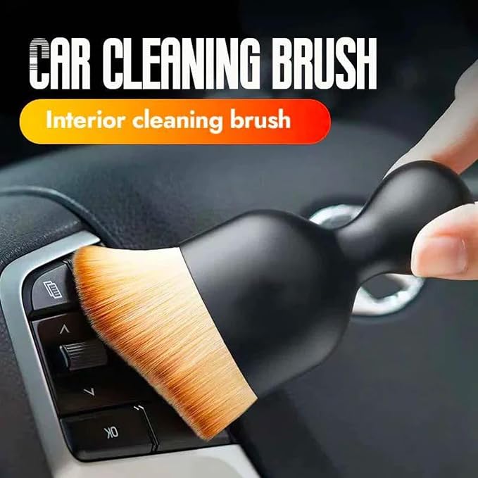3PCS Car Interior Cleaning Tool, Car Cleaning Brush Interior Dust Collectors - Image 2