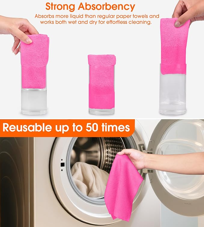 Microfiber Cleaning Cloth Roll - Image 6
